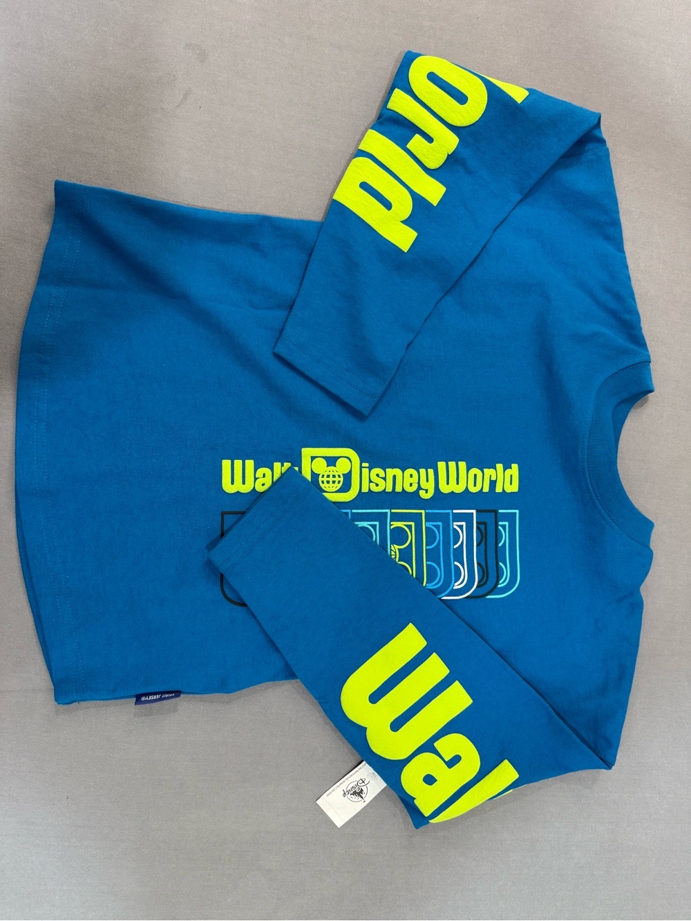 Disney Walt Disney World Spirit Jersey kids 5/6 S Blue Long Sleeve Shirt
